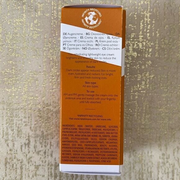 REN Clean Skincare Radiance Brightening Dark Circle Eye Cream - New - Picture 5 of 8